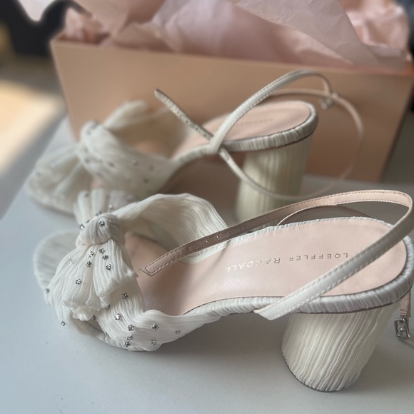 Loeffler Randall Shoes - Loeffler Randall White Heeled Sandals